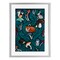 Stupell Industries Woodland Animals & Botanical Sprigs Framed Print Under Glass, design by Metka Hiti